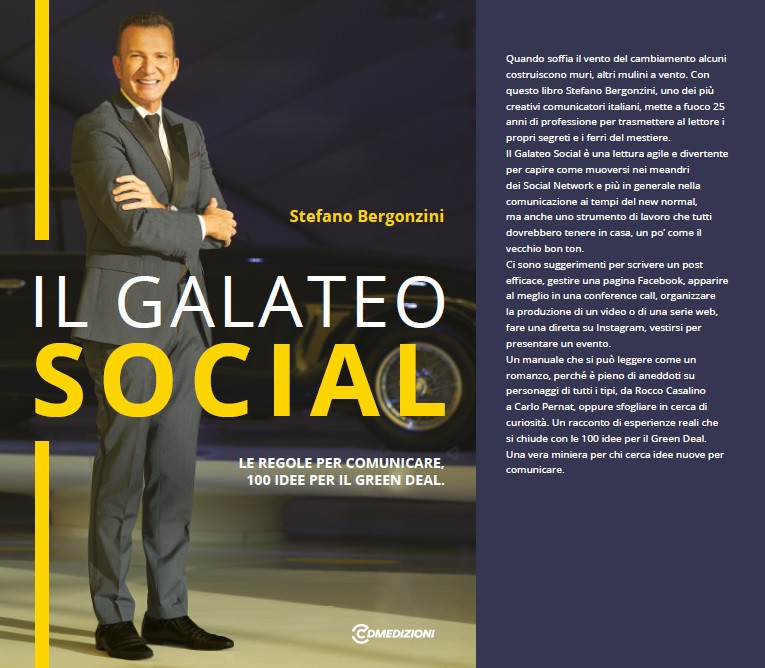 È uscito “Il galateo social” il libro per comunicare con successo nel #newnormal, 100 idee per il green deal